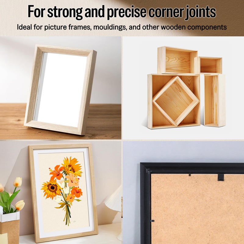 meite Hardwood Type 10.3mm Diameter V Nails 7mm Length 9/32-Inch for Picture Frame Joiner V1015B V-Nailer Pneumatic Joining Corners Tool 4,000 PCS/Box - Image 4